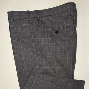 J. Crew Gray Plaid Dress Pants